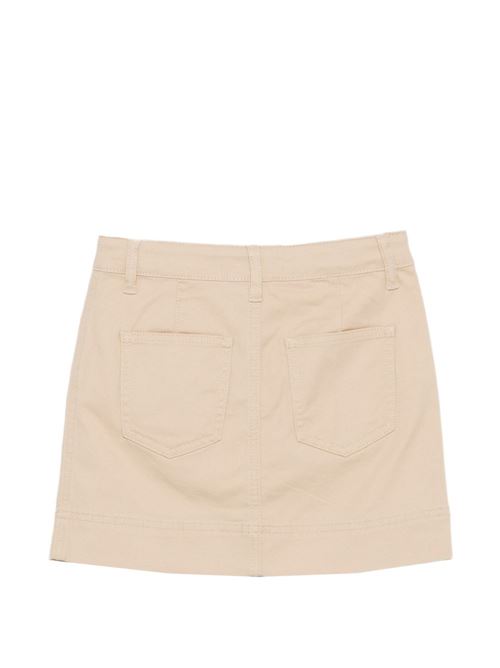 Minigonna Twinset Kids da bambina color Safari in bull di cotone stretch TWINSET Kids | 261GJ210313191